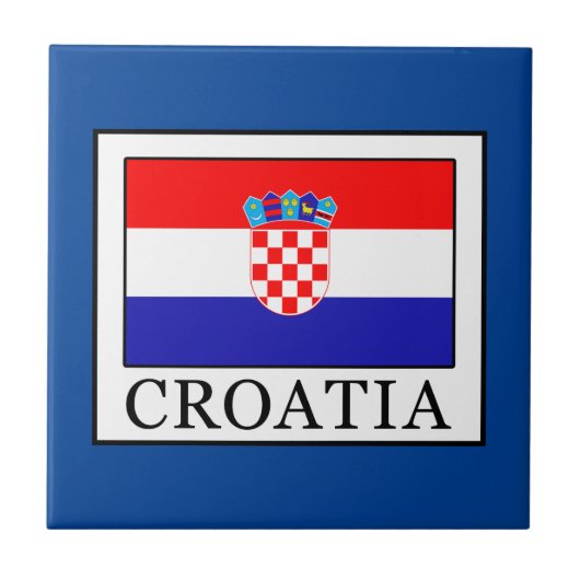 Kroatien Fliese (Vorderseite)