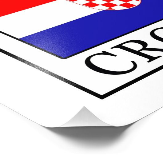 Kroatien Fotodruck (Ecke)