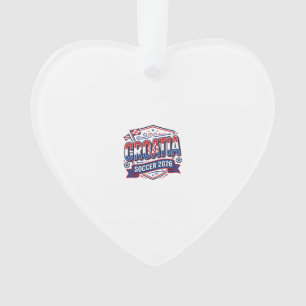 Kroatien Fußball 2026 Fußball Fett Land Typografie Ornament