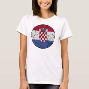 Kroatien-Fußball-Damen-Baby - Puppe T-Shirt