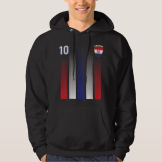 Kroatien Fußball Jersey Kroatien 10 Fußball F Hoodie