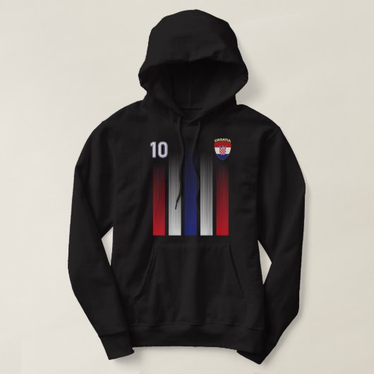 Kroatien Fußball Jersey Kroatien 10 Fußball F Hoodie (Design vorne)
