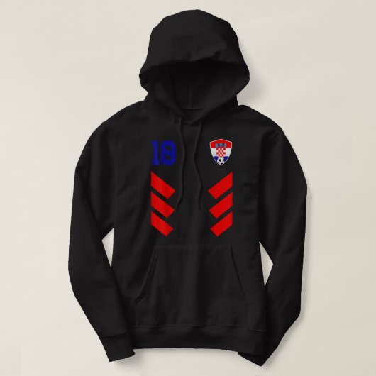 Kroatien Fußball Jersey Kroatien Fußball Kroatien Hoodie (Design vorne)