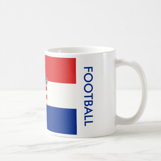 KROATIEN-FUSSBALL KAFFEETASSE (Rechts)