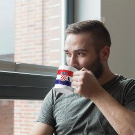 Kroatien Fußball Kaffeetasse