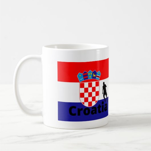 Kroatien Fußball Kaffeetasse (Links)