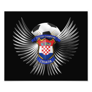 Kroatien-Fußball-Meister Fotodruck