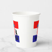 Kroatien Fußball Pappbecher (Rechts)