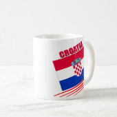 Kroatien-Fußball-Team Kaffeetasse (VorderseiteRechts)