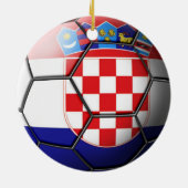Kroatien-Fußball-Verzierung Keramikornament (Hinten)