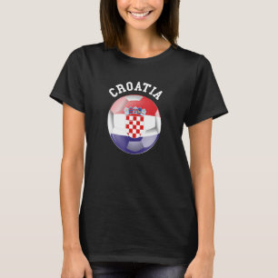 Kroatien Fußballsportteam Nationales Spiel Kroatis T-Shirt
