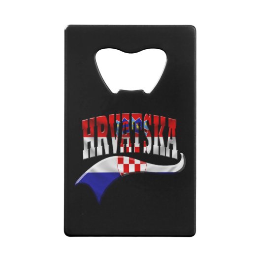 Kroatien Geldbeutel Flaschenöffner (Vorderseite)