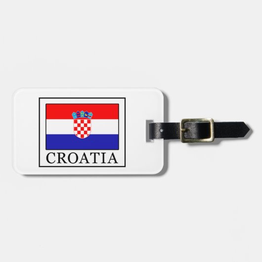 Kroatien Gepäckanhänger (Vorderseite horizontal)