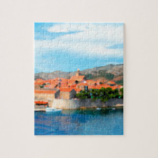 Kroatien-Hafen Puzzle