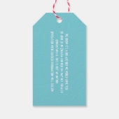 Kroatien Hochzeit rettet das Datum Geschenkanhänger (Rückseite)