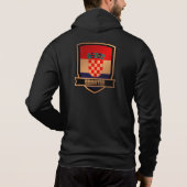 Kroatien Hoodie (Rückseite)