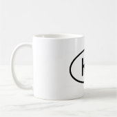 Kroatien "HR" Kaffeetasse (Links)