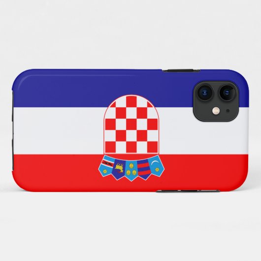 Kroatien Hrvatska Case-Mate iPhone Hülle (Rückseite (Horizontal))