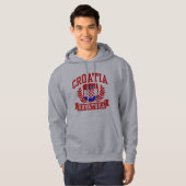 Kroatien Hrvatska Hoodie (Vorne ganz)