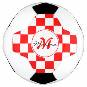 Kroatien Hrvatska Monogramm Prüfname Fußball