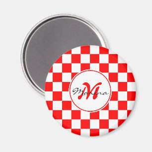 Kroatien Hrvatska Monogramm Prüfname Magnet