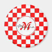 Kroatien | Hrvatska | Monogramm Prüfname Magnet (Vorne)