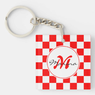 Kroatien Hrvatska Monogramm Prüfname Schlüsselanhänger