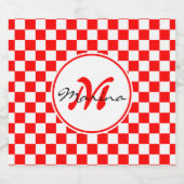 Kroatien | Hrvatska | Name Monogram Bierflaschenetikett (Einzelnes Label)