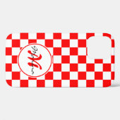 Kroatien | Hrvatska | Name Monogram Case-Mate iPhone Hülle (Rückseite (Horizontal))