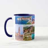 Kroatien | Hrvatska | ReisefotoCollage Tasse (Links)