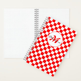 Kroatien | Hrvatska | Schachbrett Namensmonogramm Notizblock