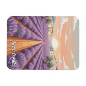 Kroatien Hvar Lavendel Felder Magnet (Horizontal)