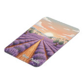 Kroatien Hvar Lavendel Felder Magnet (Linke Seite)