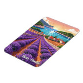 Kroatien Hvar Lavendel Felder Magnet (Linke Seite)