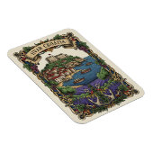 Kroatien Hvar Lavendel Felder Magnet (Rechte Seite)