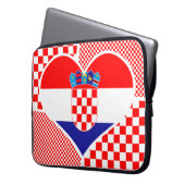 Kroatien im Herzen von Collage Laptop Sleeve (Vorderseite Links)