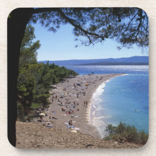 Kroatien, Insel Brac, Bol, Golden Cape Beach Untersetzer