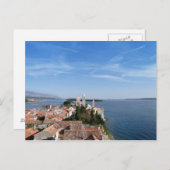 Kroatien, Insel Rab und Stadt Postkarte (Vorne/Hinten)