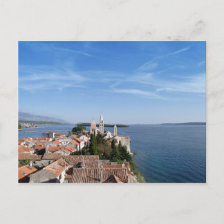 Kroatien, Insel Rab und Stadt Postkarte
