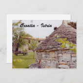 Kroatien - Istrien Postkarte (Vorne/Hinten)