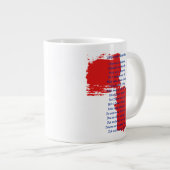 Kroatien Jumbo-Tasse (Vorderseite Rechts)