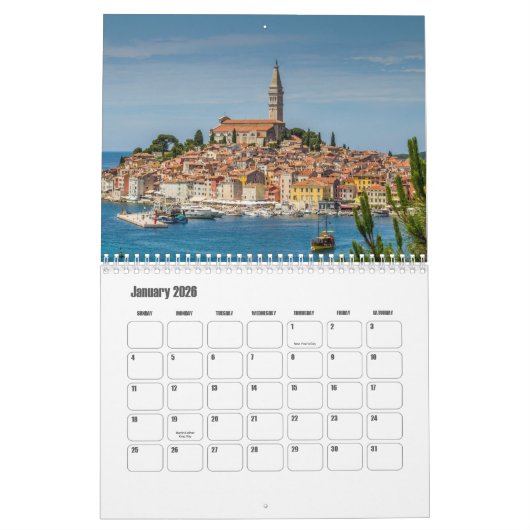 Kroatien Kalender (Jan 2026)