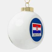Kroatien Keramik Kugel-Ornament (Links)