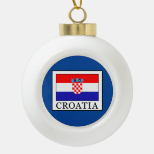 Kroatien Keramik Kugel-Ornament