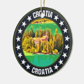 Kroatien Keramik Ornament (Links)