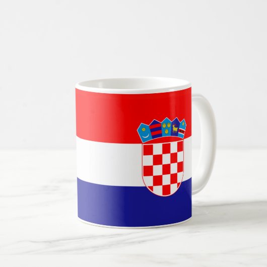 Kroatien Keramik Tasse (VorderseiteRechts)