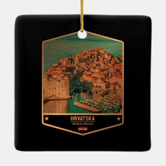 Kroatien Keramikornament (Rückseite)