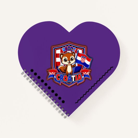 Kroatien Kinder Notizblock (Vorderseite)