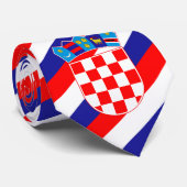 Kroatien Krawatte, Geschäftsmode kroatische Flagge Krawatte (Gerollt)