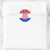 Kroatien, Kroatien Runder Aufkleber (Tasche)